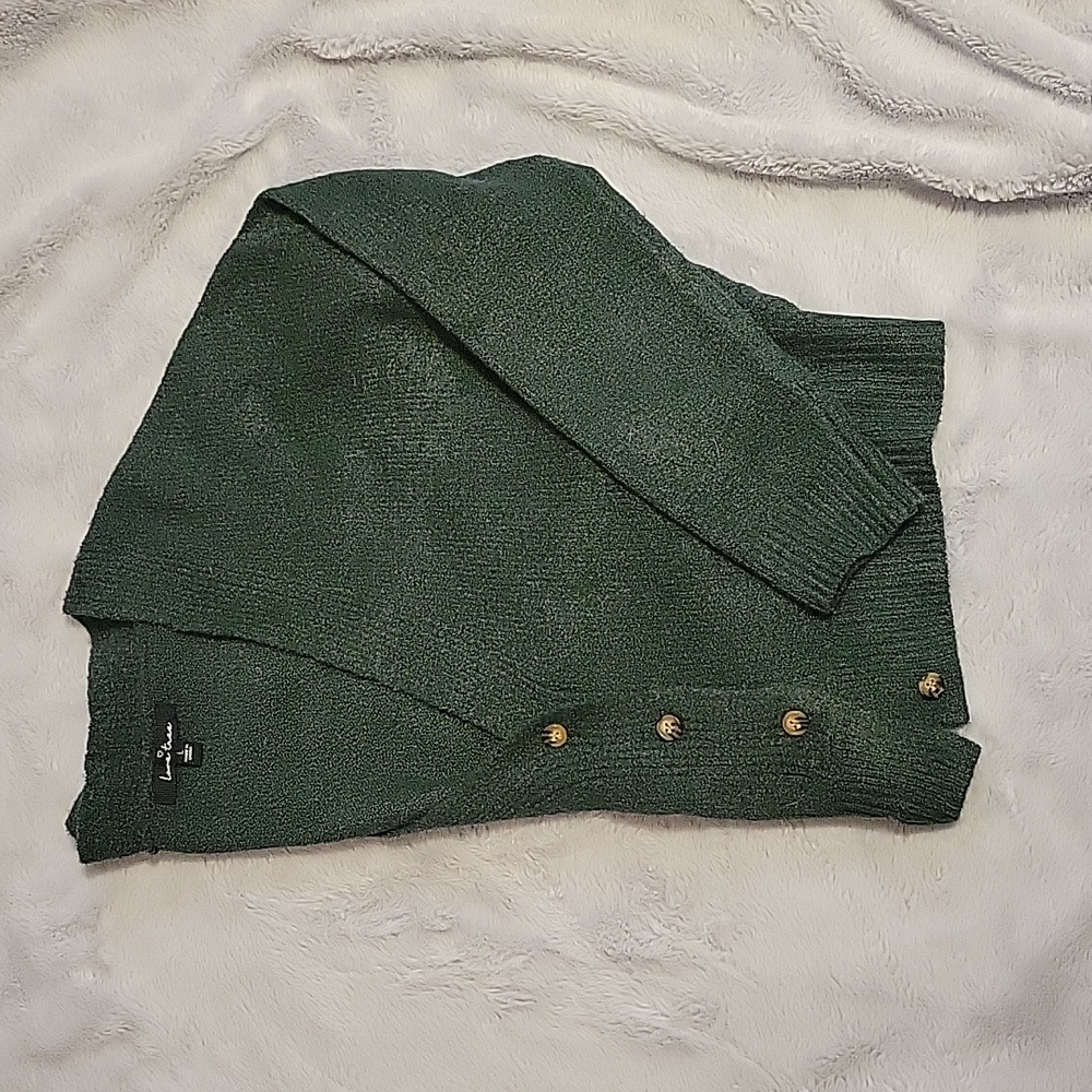 NEW, Love Tree, Large, Forest Green Cardigan